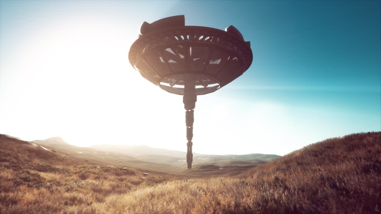 objeto volador no identificado en la tierra