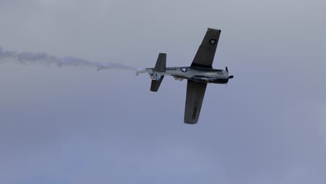 T-28-Trojan-Barrel-Roll-Airshow