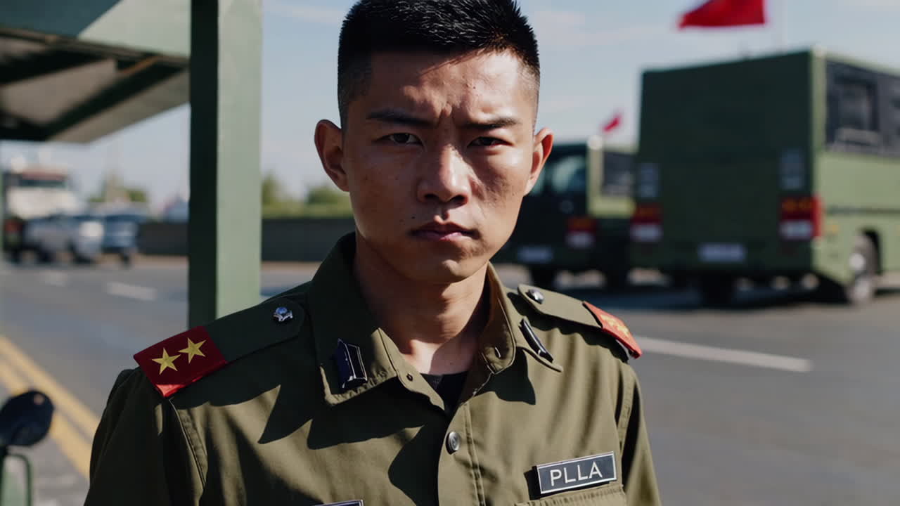 유니폼을 입은 군인