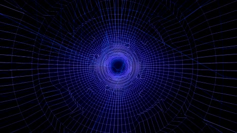 túnel de marco de alambre abstracto