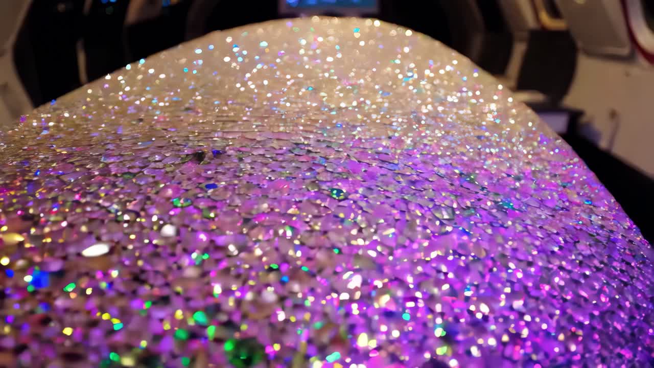 반이는 보석들의 클로즈업