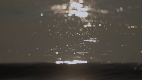 sunset reflections on water