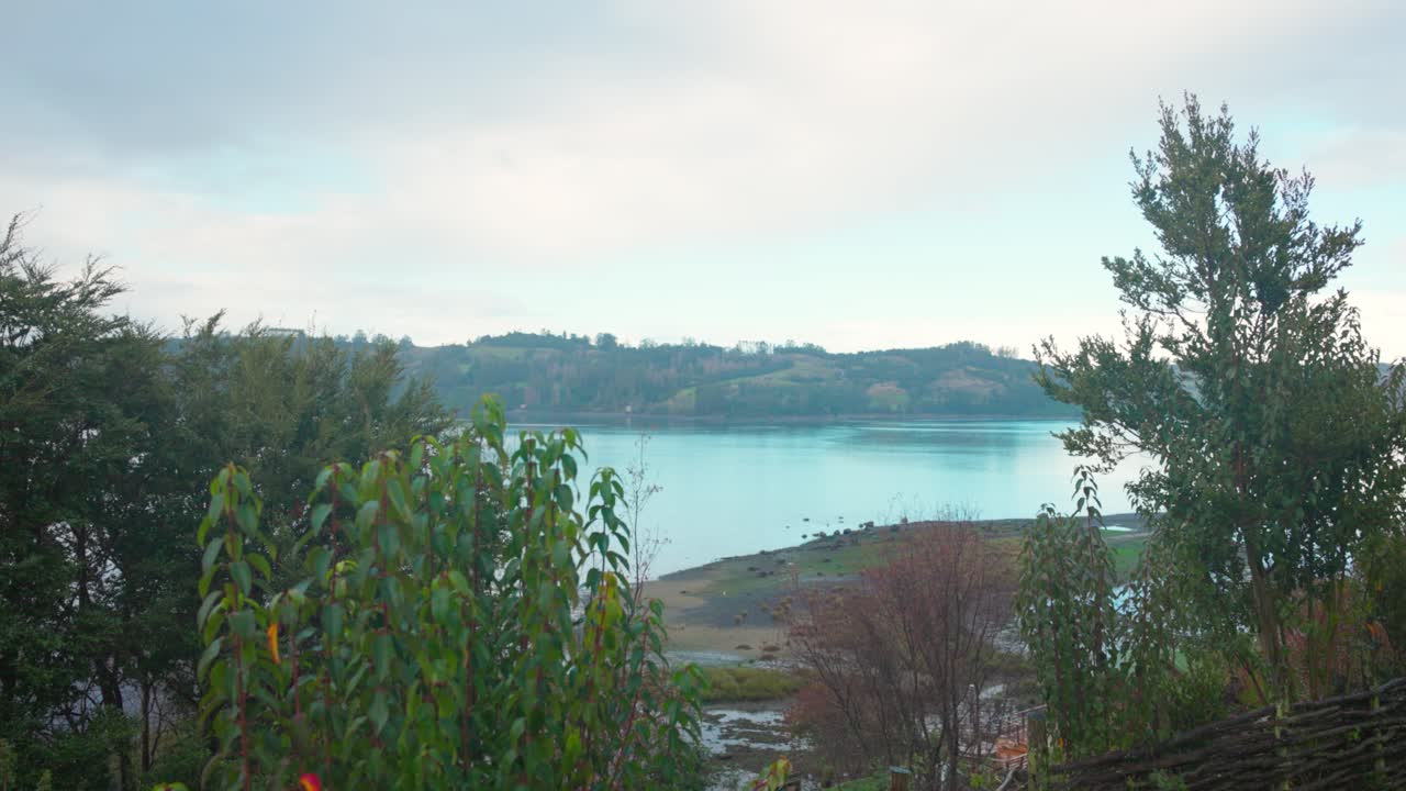 Morning at coast of Castro, Chilo&eacute; Archipi&eacute;lago south of Chile