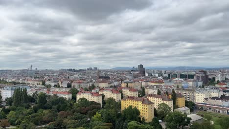 Wiener-Altstadt,-Stadtzentrum-In-Österreich-Von-Oben,-Gefilmt-In-4K