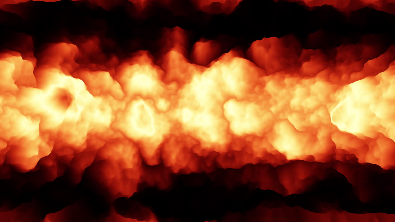 danza ardiente cautivadora llama curva en naranja vibrante y amarillo