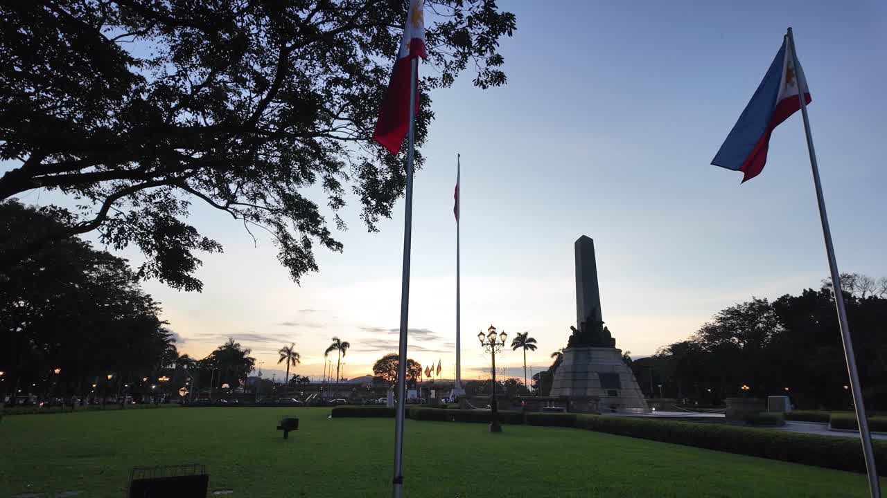 Monumento a Rizal nel Parco Rizal Luneta a Manila, Filippine, Sud-est asiatico.