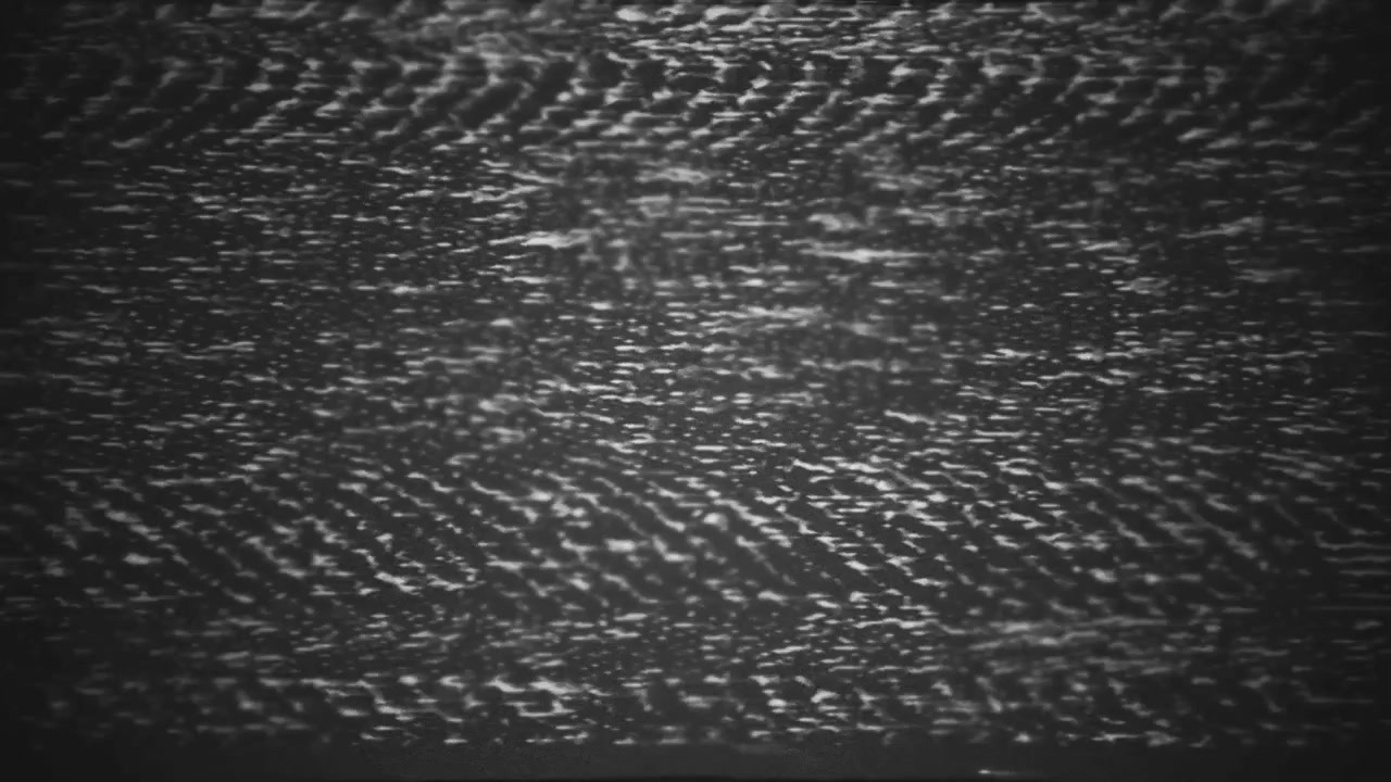 Retro Television Static Noise with Flickering Glitch Effect
