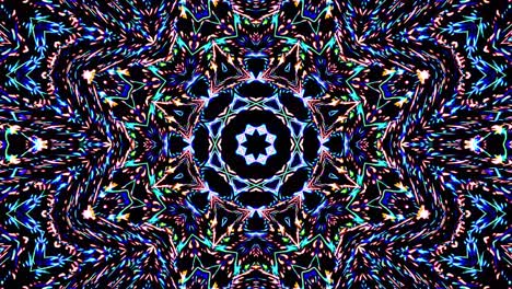 hermosas líneas abstractas brillando luz brillante conjunto suave rojo azul movimiento de color en fondo negro