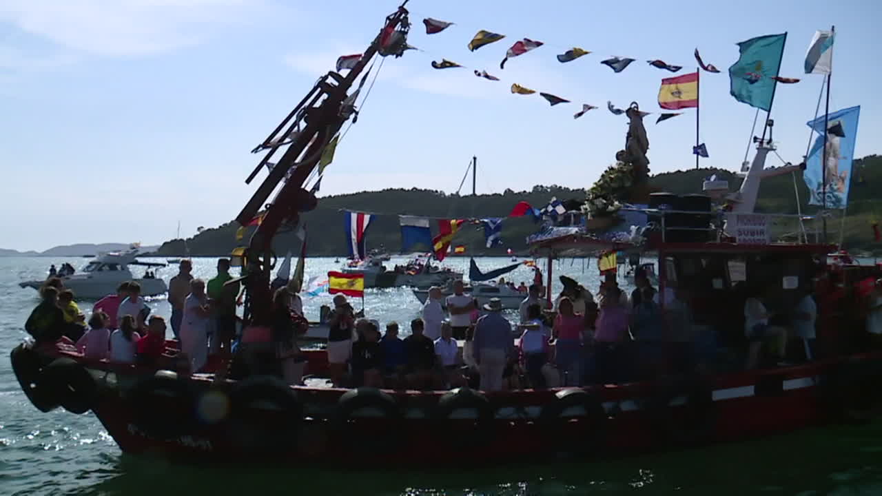 Religious Procession on a Boat