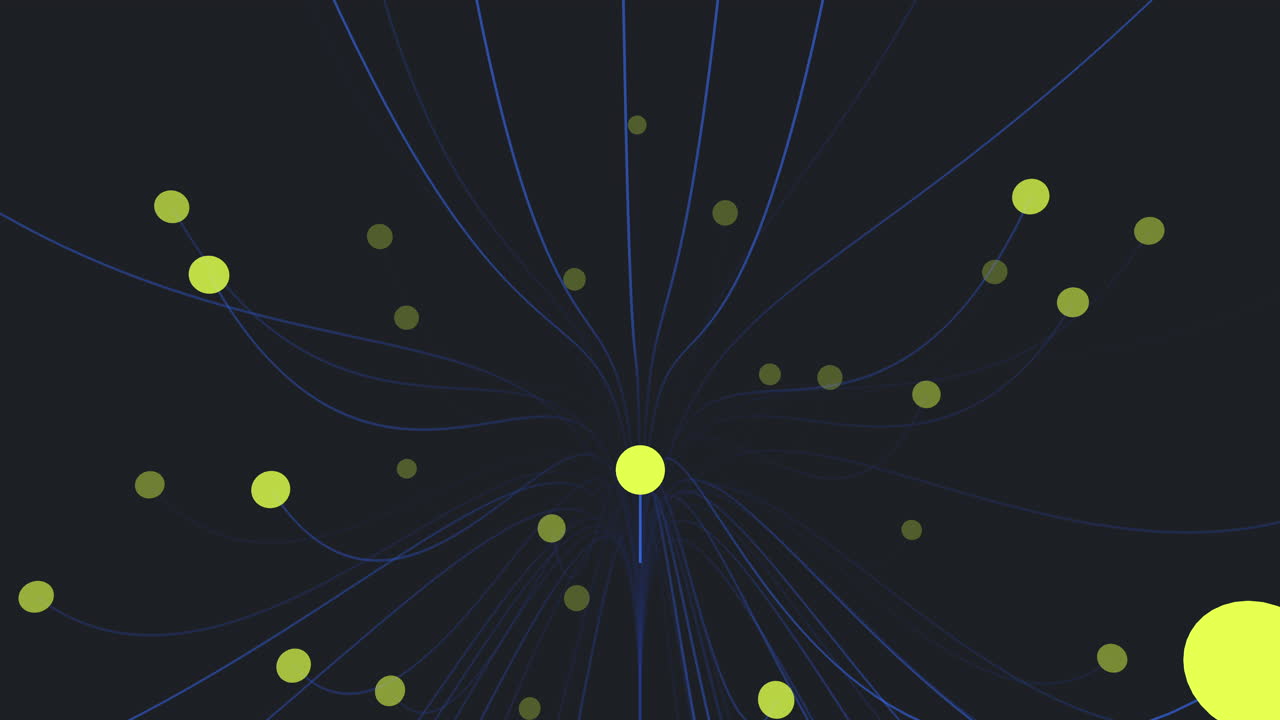 Connecting the dots a pink web on a black canvas