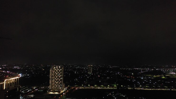 Luci della città di notte