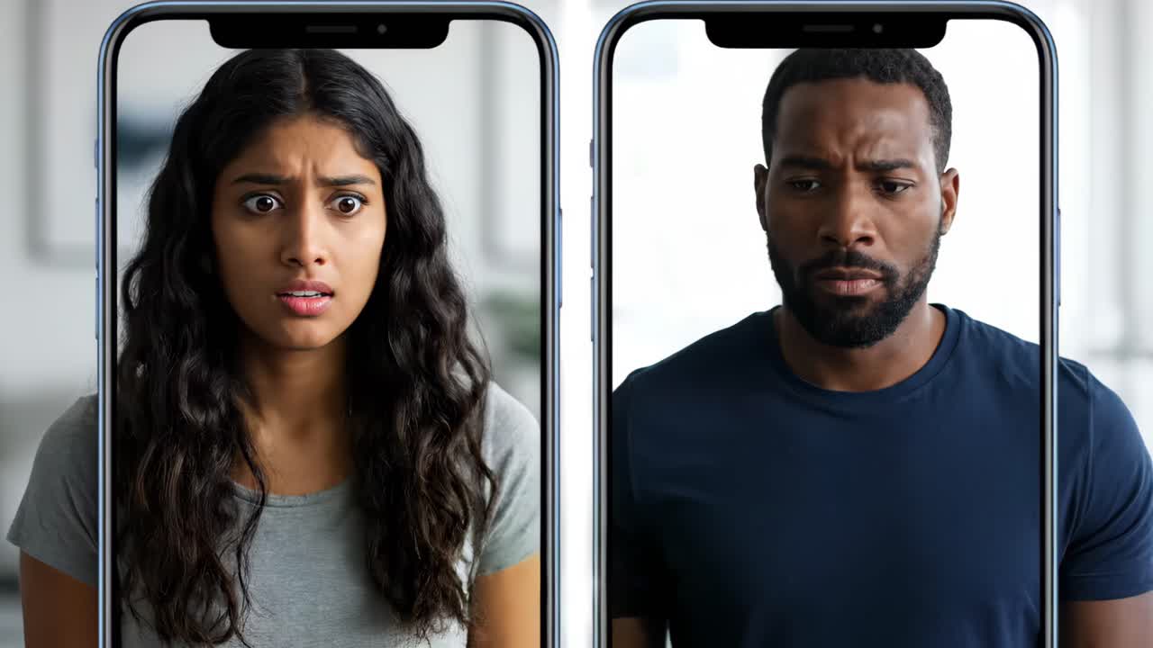 Online conflict and bad news through mobile