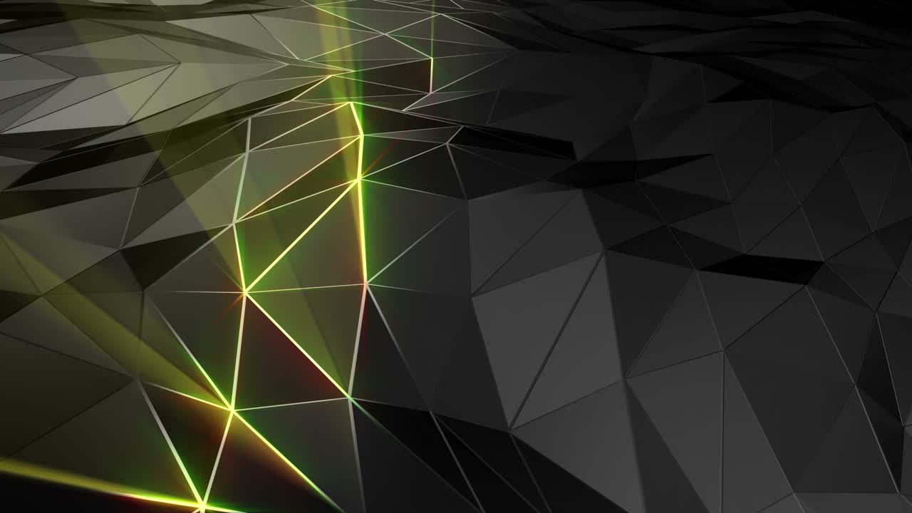 espacio poligonal abstracto poli bajo con superficie de conexión