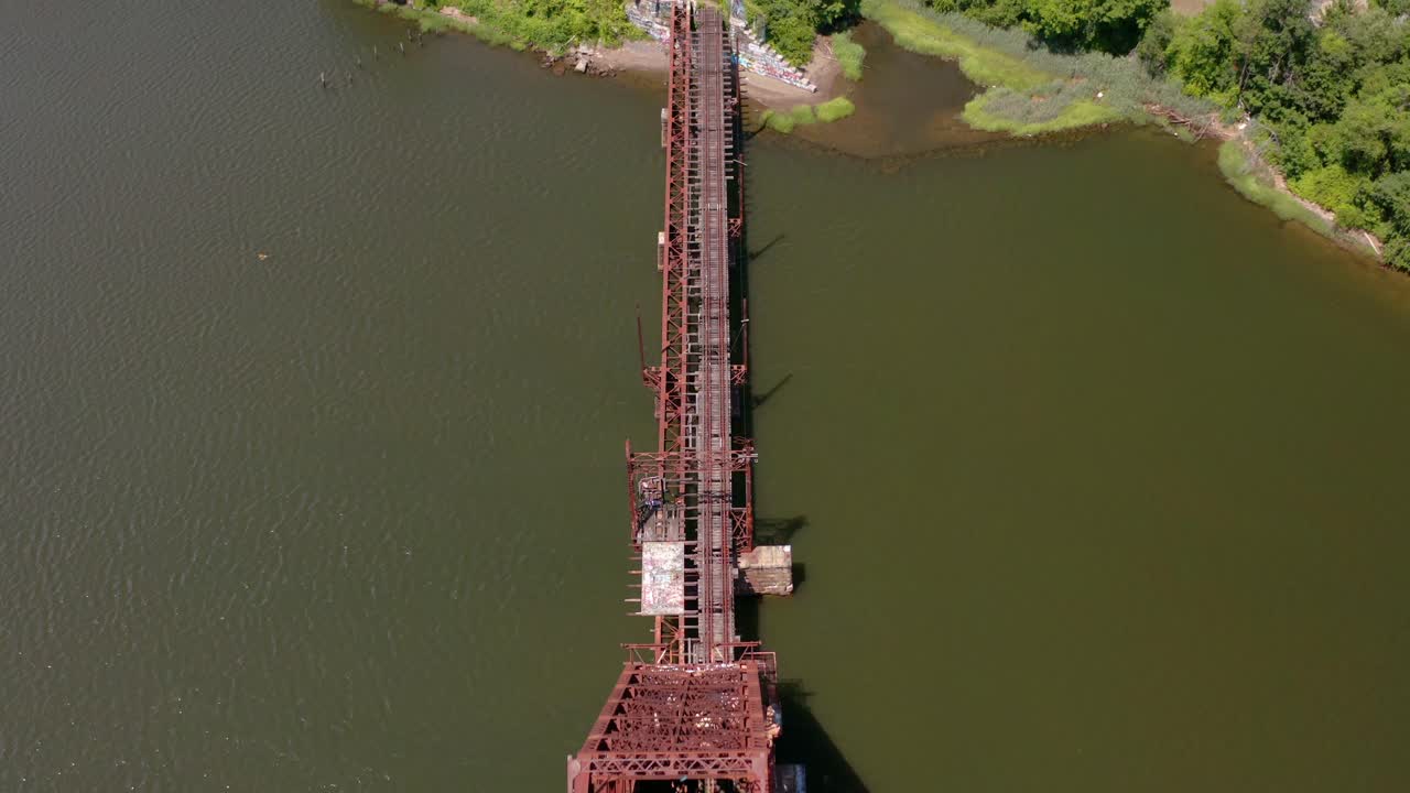 old crook point basculante ferrocarril de acero puente levadizo río seekonk, india point park