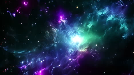 colorful space filled with stars and dust