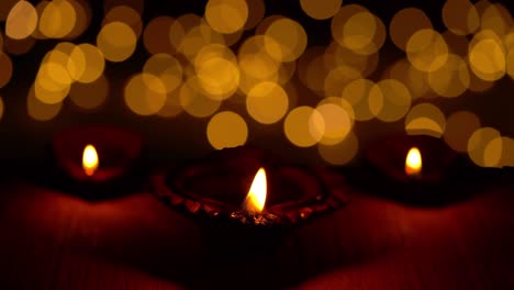 diwali deccoration with diya