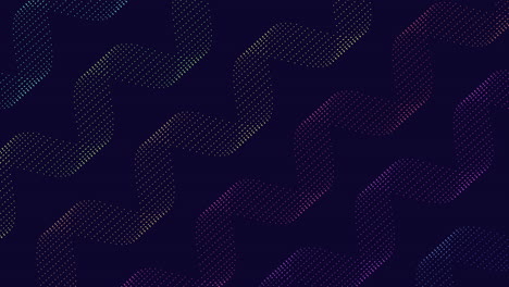 Neon-rainbow-futuristic-waves-pattern-on-dark-space