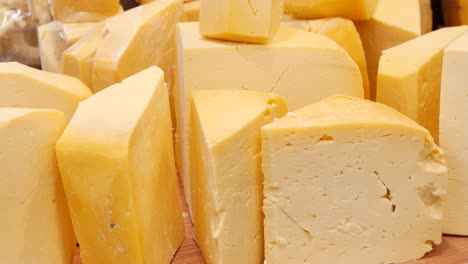 variety of yellow cheese