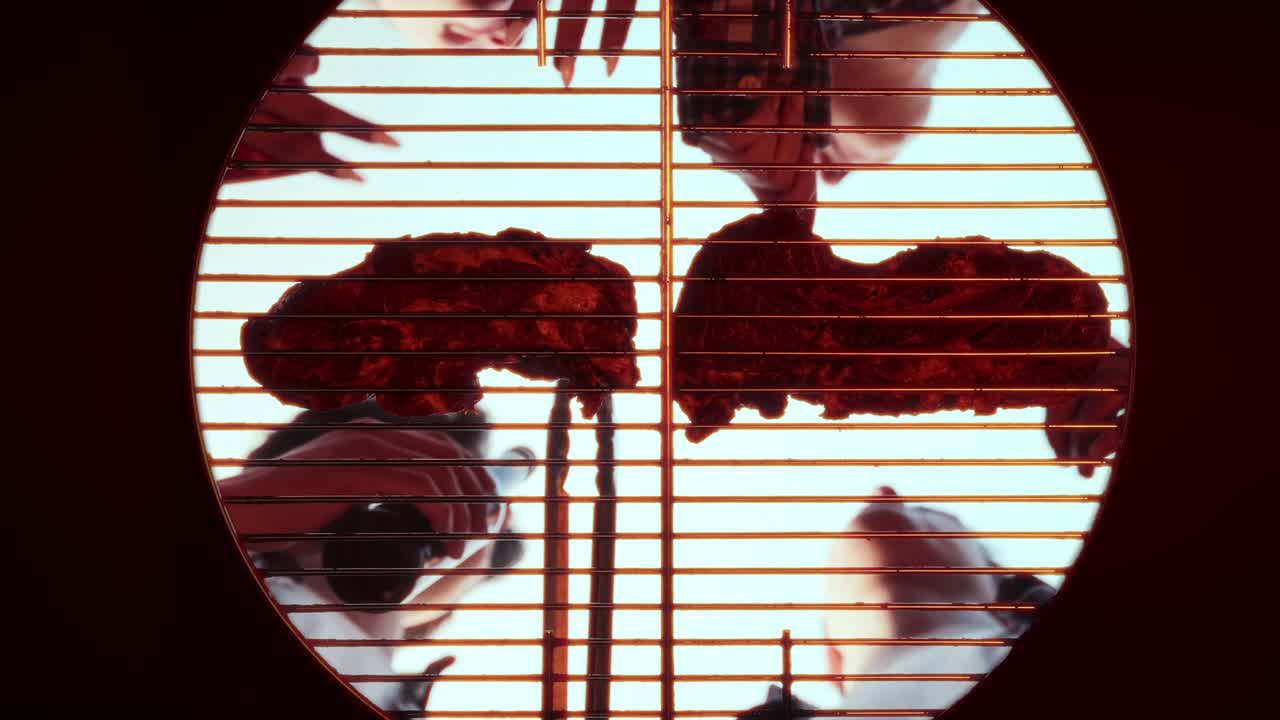 그룹 그릴 스테이크