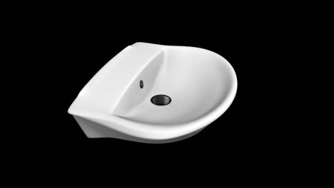 white vessel sink