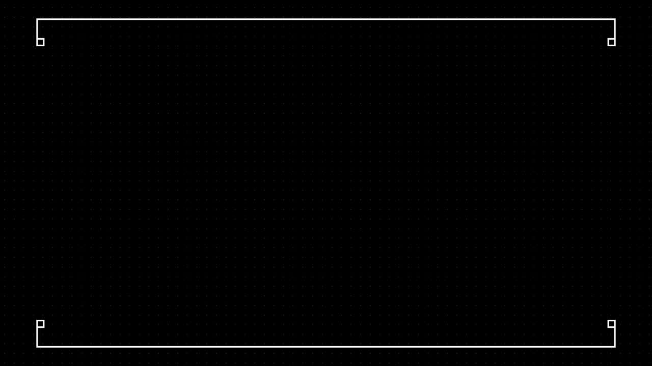 анимация мерцающих неоновых абстрактных форм с маркерами на черном фоне.