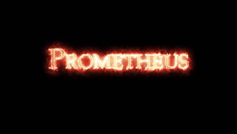 prometheus escrito con fuego.