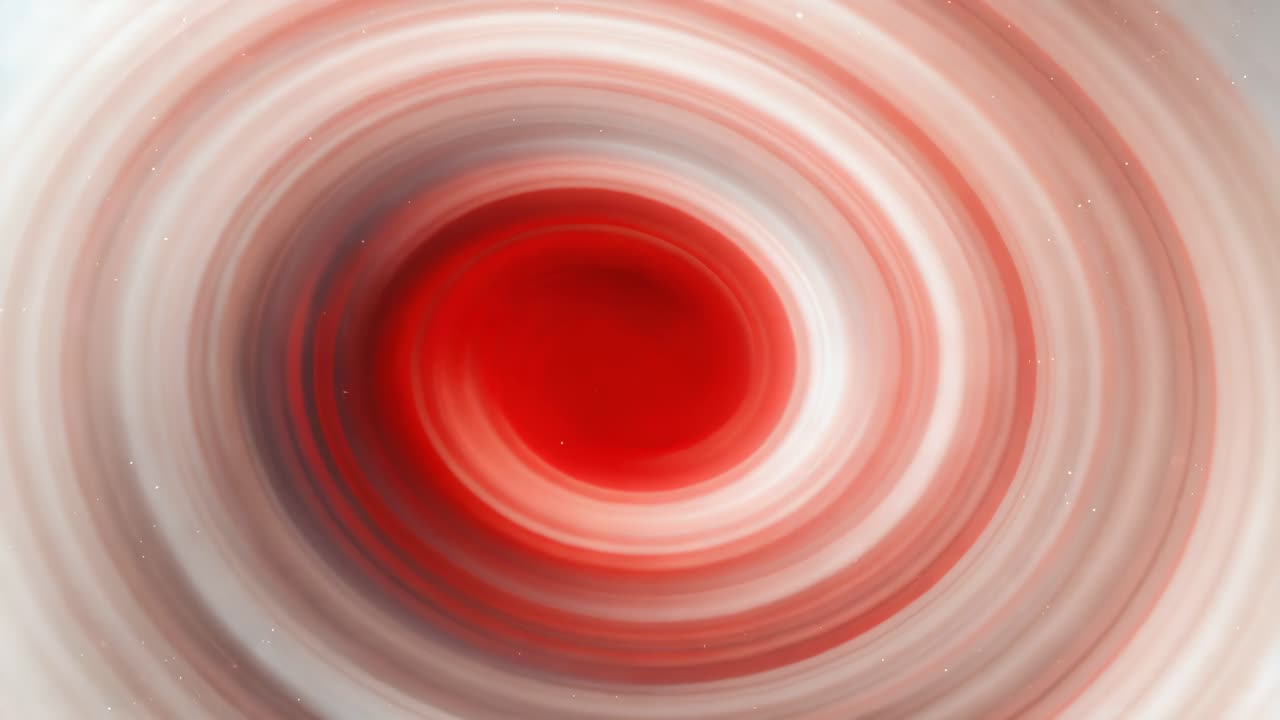 Abstract Red and White Swirling Vortex