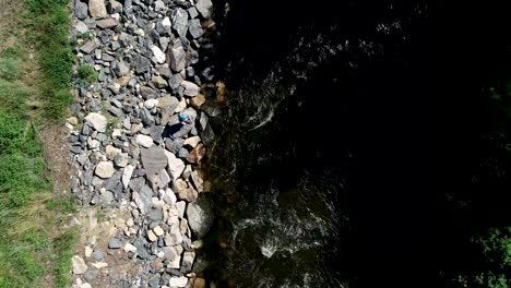 un pêcheur à la mouche jette à la truite dans une rivière près d'estes park colorado