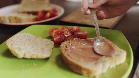 Cooking-process-on-wood-table