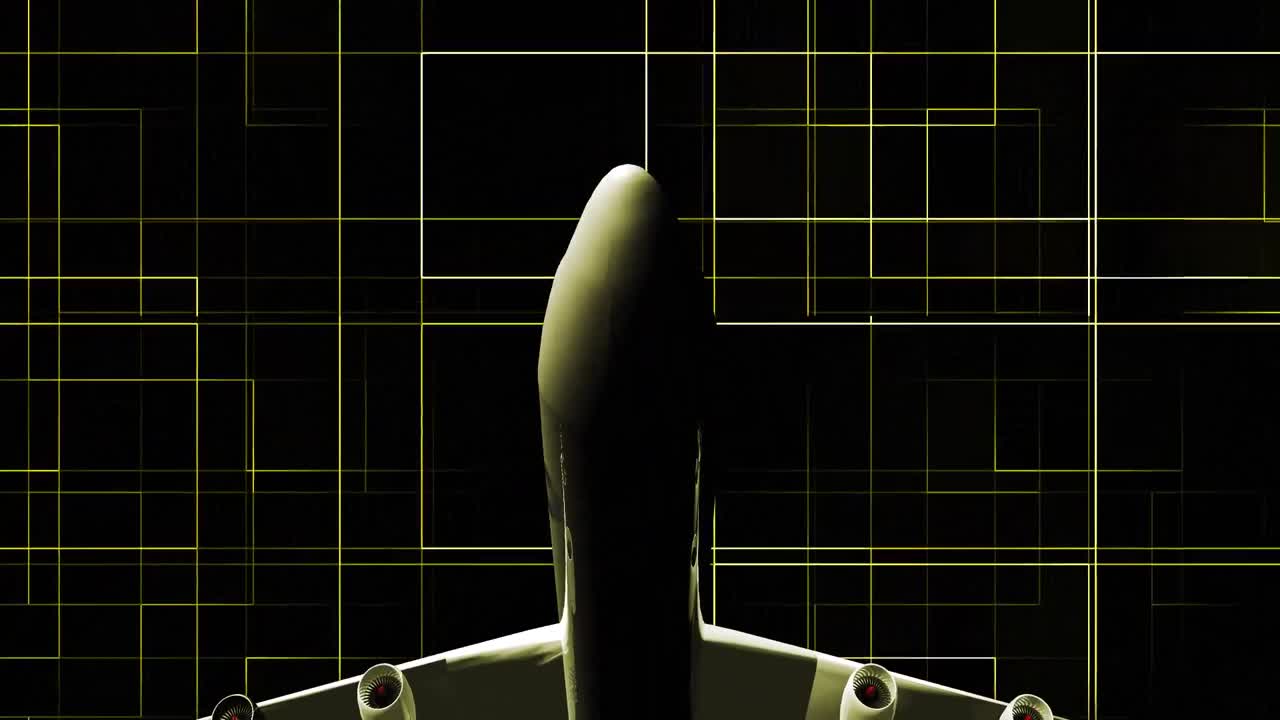 взлет самолета cgi