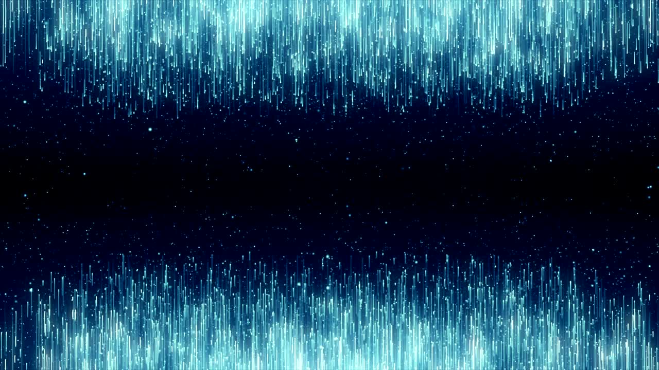 Particles Blue dust abstract light bokeh motion titles cinematic background loop