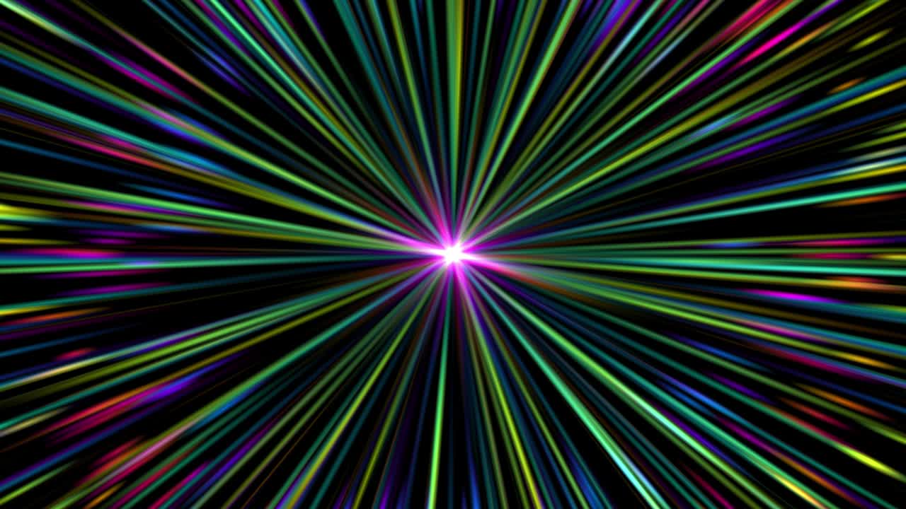 레이  라이트 선 그래픽 루프 (vj)