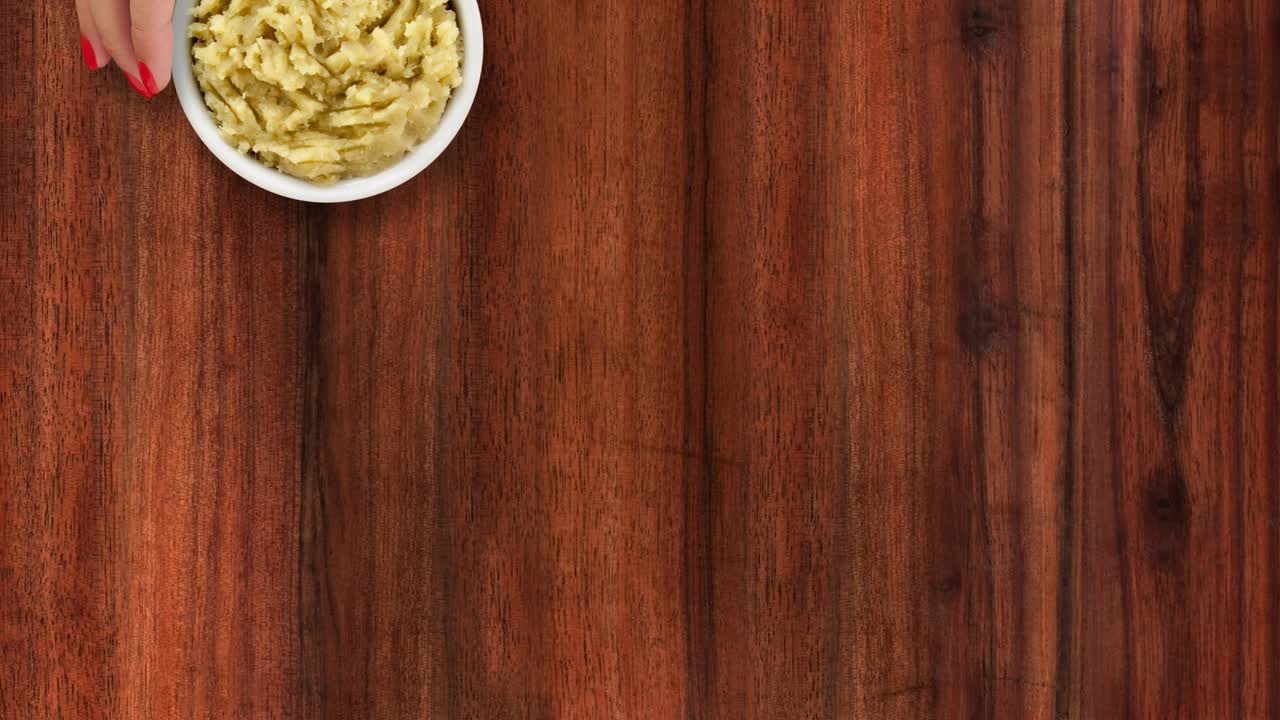 Purè di patate dolci.
