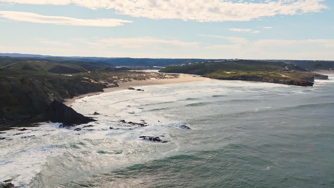 Portugal's indomitable coastline comes alive in this aerial footage.