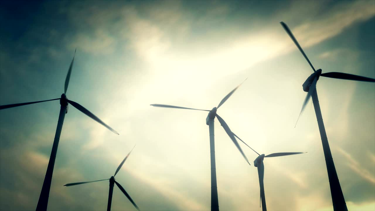 explotación de turbinas de parques eólicos