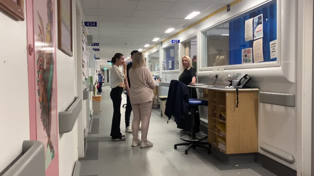 Patient relatives, hospital visitors, medical ward, healthcare service