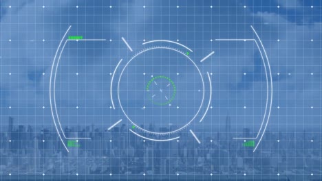 Animation-of-scope-scanning-and-line-and-particles-diverse-data-processing-over-grid