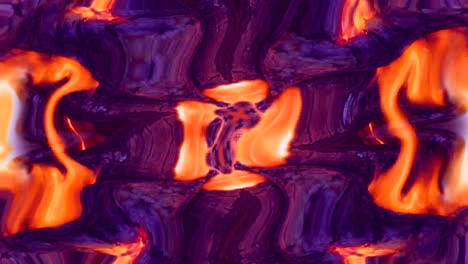 Kaleidoscope-art.-Fire,-symmetric-effects.shape-changing-underwater