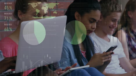 datos gráficos sobre los jóvenes en el asesoramiento digital.