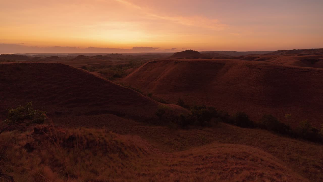 Rolling Hills at Sunset