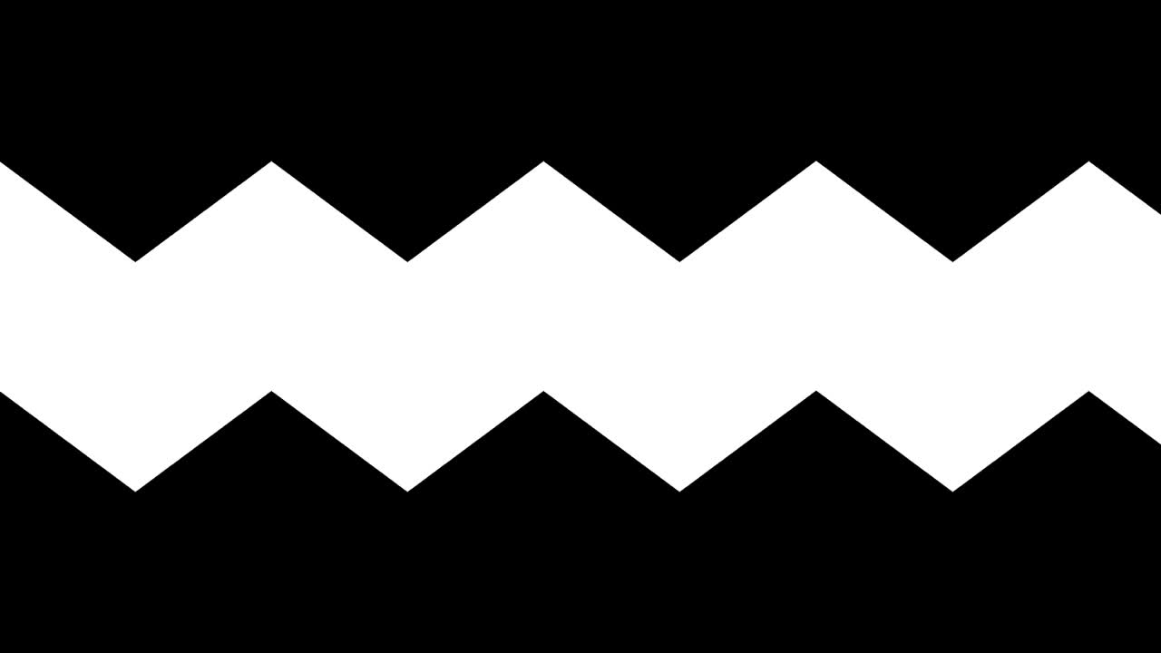material de bucle de triángulo de onda dentada animación gráficos de movimiento