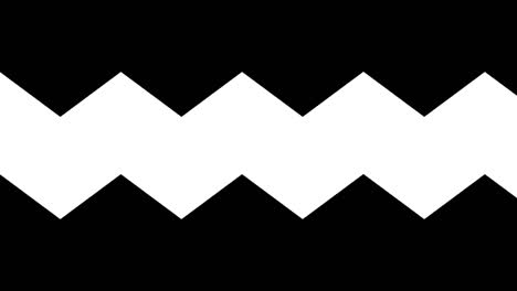 material de bucle de triángulo de onda dentada animación gráficos de movimiento