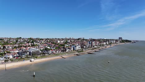 westcliff on sea , southend essex
drone,aerial england panning shot