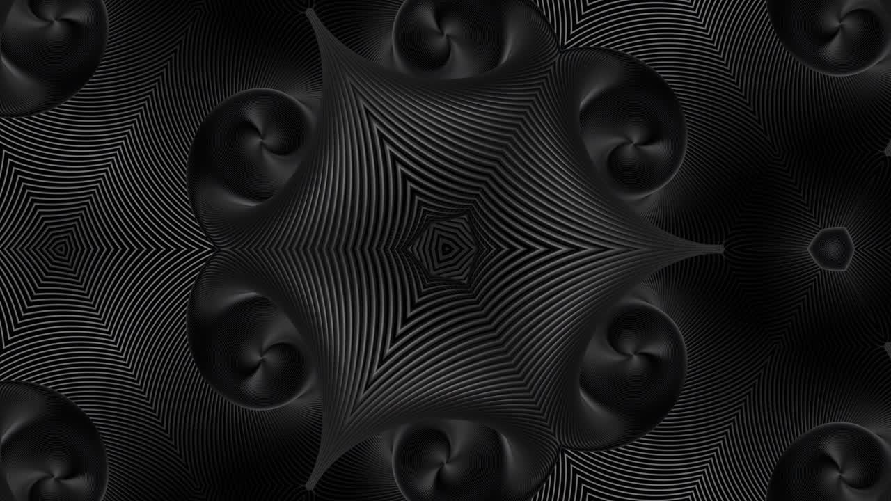 fondo simétrico abstracto en bucle, elementos 3d se encienden como bombillas con luz de neón multicolor. bg para espectáculos o eventos, exposiciones, festivales o conciertos, videos musicales, bucle vj para clubes nocturnos.