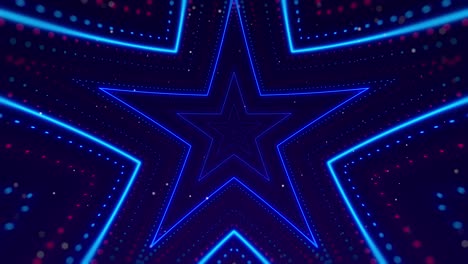estrellas abstractas de fondo en bucle