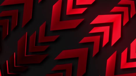 red arrows geometric background