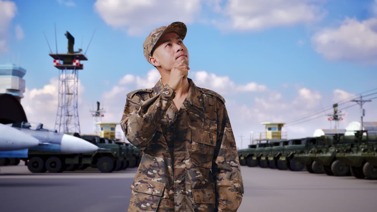 военный персонал на авиабазе