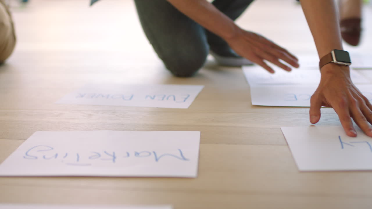 hoverboard, planificación y trabajo en equipo con un equipo