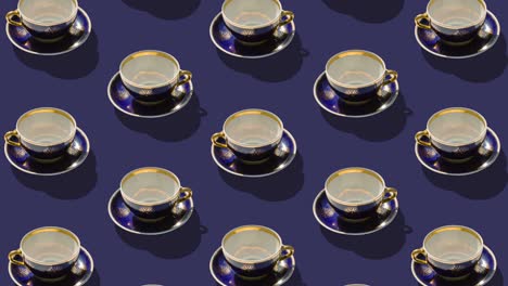 el fondo de las tazas de té