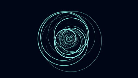 The mesmerizing blue spiral a hypnotic vortex of light